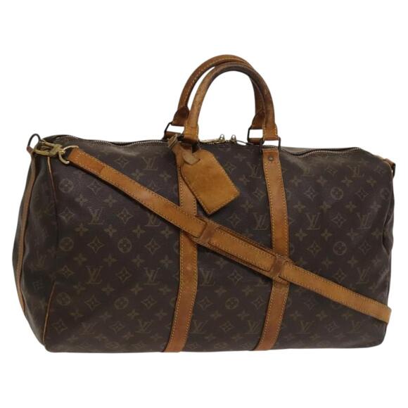 LOUIS VUITTON Monogram Keepall Bandouliere 50 Boston Bag M41416 - Picture 1 of 16